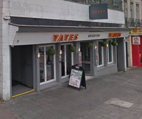 The Popworld site on West Street, Brighton, was formerlly occupied by Yates