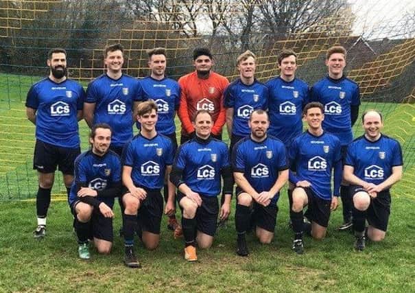 The Sedlescombe Rangers Football Club adult first team which will play in two cup finals later this month