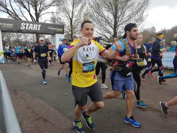Brighton Marathon 2019 start line
