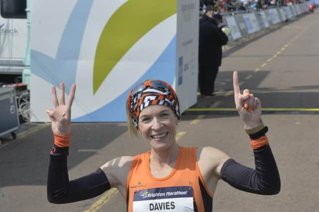 Three times Brighton Marathon winner Helen Davies (Photograph: Jon Rigby)