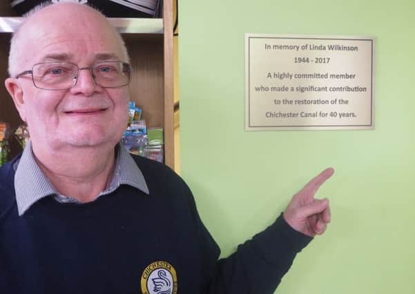 Linda's plaque has been installed at the trust