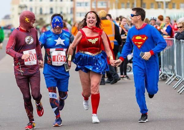 Runners in last year's Rise Heroes Run by Hove Lawns