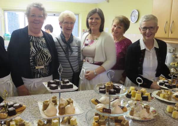 Visitors were treated to a range of cakes and other edible delights