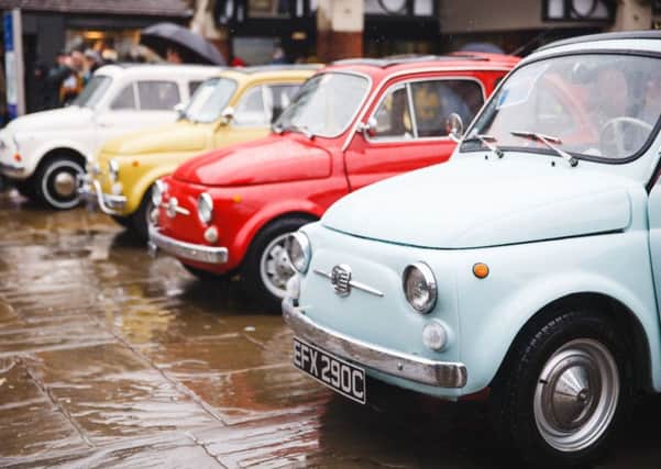 Classic FIAT 500s will be in the Carfax on Good Friday. Picture: Toby Phillips Photography SUS-190416-101047001