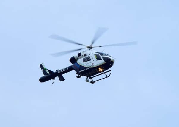 Police said a 13-year-old was airlifted to hospital after a collision with a car in St Leonards