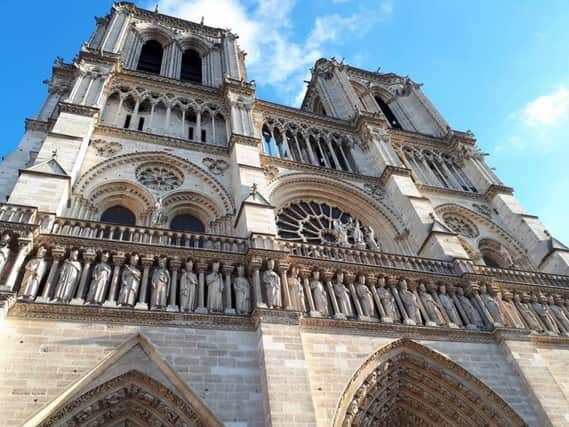 Notre Dame before the fire. Its two famous towers were saved from the flames.