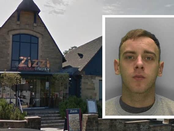 Benjamin Taylor-Baker launched the attack outside Zizzi in Haywards Heath. Picture: Google Streetview/Sussex Police