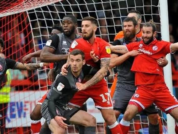 Crawley Town in action. Picture by Steve Robards