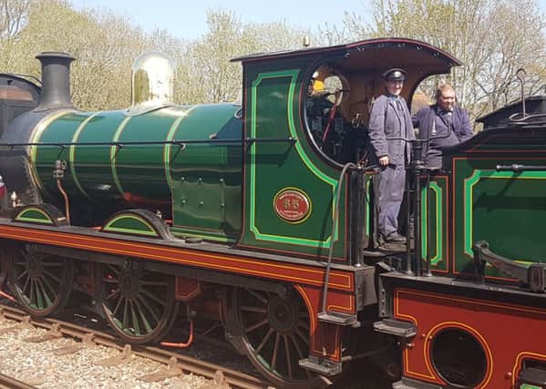 A fine-looking engine on the Bluebell Railway