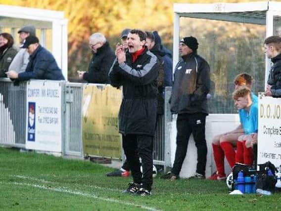 Arundel manager Simon Hull. Picture by Derek Martin Photography