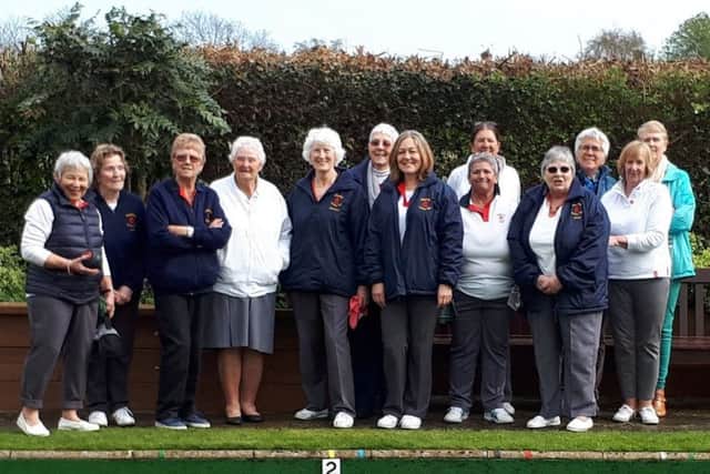 ... and the women of Steyning Bowls Club today