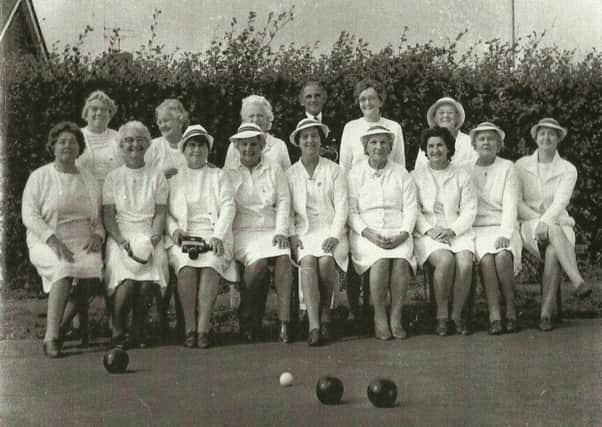 Steyning Bowls Club women members then...