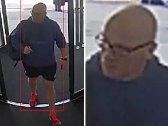 Police want to speak to this man in connection with a fraud investigation