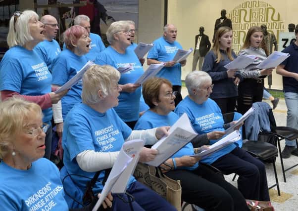 Eastbourne Parkinsons Choir (Photo by Jon Rigby) SUS-191104-100533008