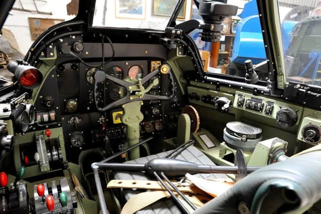 Wings Museum in Balcombe. Cockpit section of a Bristol Beaufighter mk1f Night Fighter. Pic Steve robards SR1909528 SUS-191004-182623001