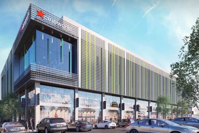 An artist's impression of the regeneration of The Martlets shopping centre in Burgess Hill