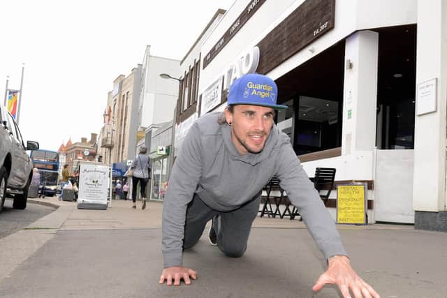 Joee Nash is doing a sponsored crawl to support mental health. Photo: Kate Shemilt ks190221-1