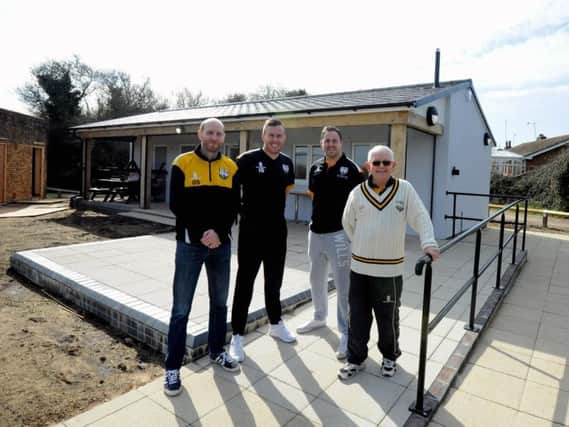 Aldwick CC officials show off their new facilities / Picture by Kate Shemilt