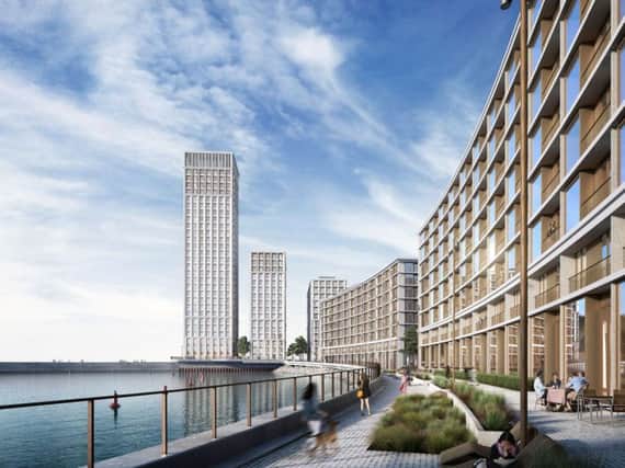 The plans for the Outer Harbour development at Brighton Marina