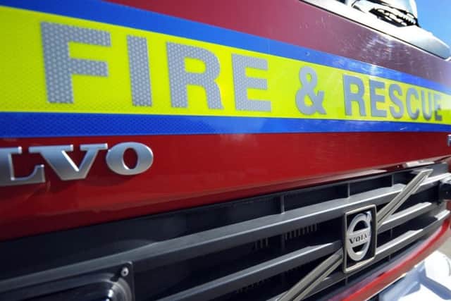 Two fire engines were sent to the flat fire in Worthing this morning (May 3)