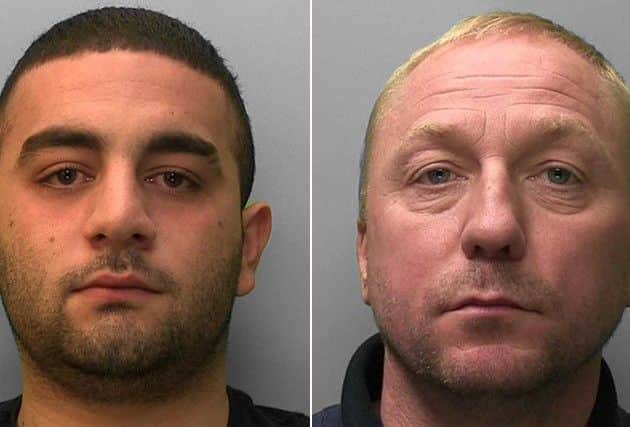 Leo Ellis and Jason Caswell. Picture: Sussex Police