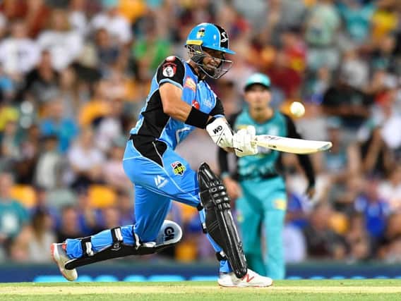 Jake Weatherald in action for the Adelaide Strikers