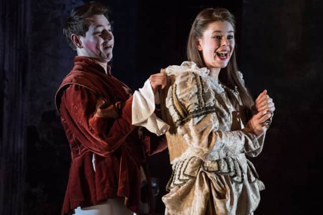 'Romeo' (Samuel Townsend) and Sybil Vane (Kate Dobson). Picture by Craig Sugden
