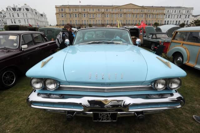 Magnificent Motors on Western Lawns, Eastbourne (Photo by Jon Rigby) SUS-170205-101502008