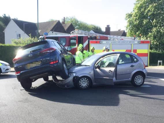 The accident happened in Maltravers Drive in Littlehampton
