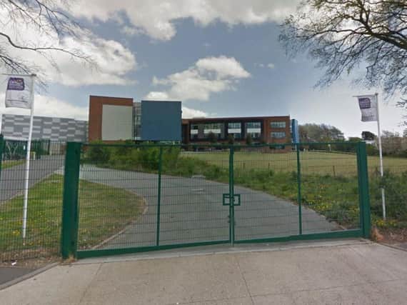 Shoreham Academy was in lockdown today due to an alleged machete attacker on the loose. Picture: Google Maps