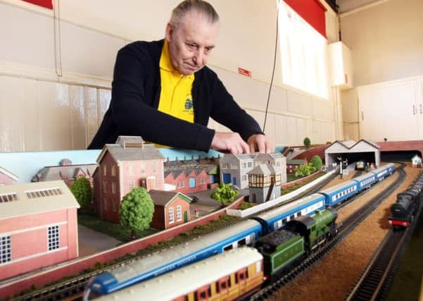 Dave Vincent at the Sompting and District Model Railway Club open day in September. Photo by Derek Martin DM1894219a