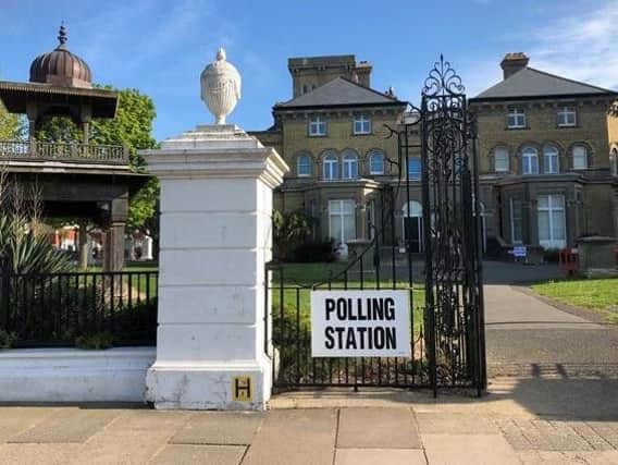 A polling station at Hove Museum (Credit: BrightonHoveCC)