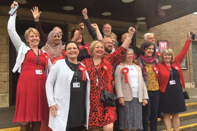 Labour celebrates council election gains in Worthing