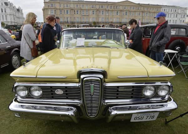 Magnificent Motors at Western Lawns, Eastbourne. May 2019  (Photo by Jon Rigby) SUS-190705-080319008