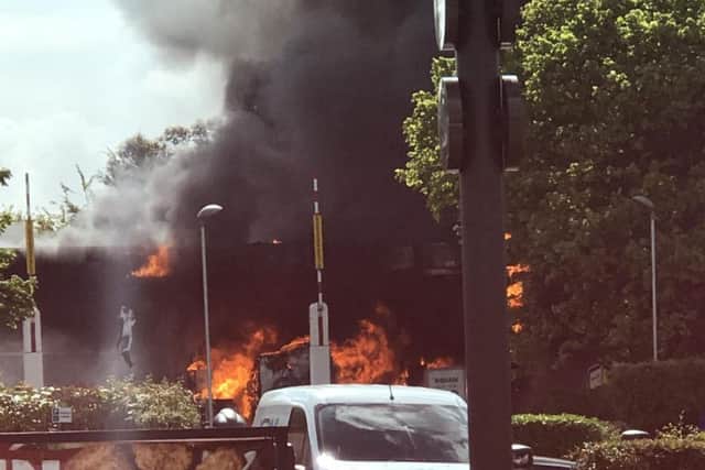 Fontwell petrol station fire