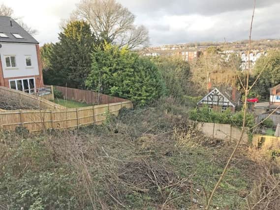 The land at the rear of 81 Lower Park Road