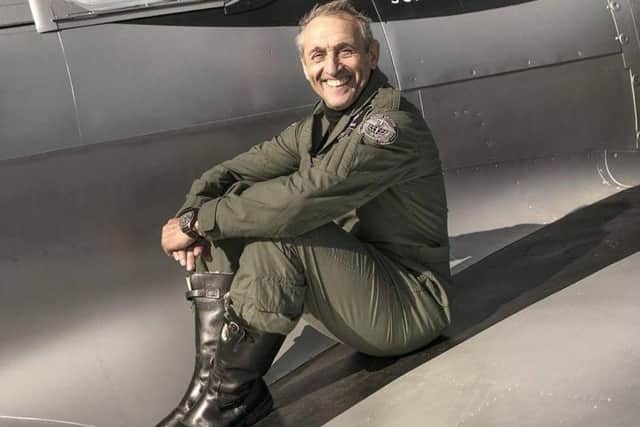 Spitfire pilot Steve Brooks