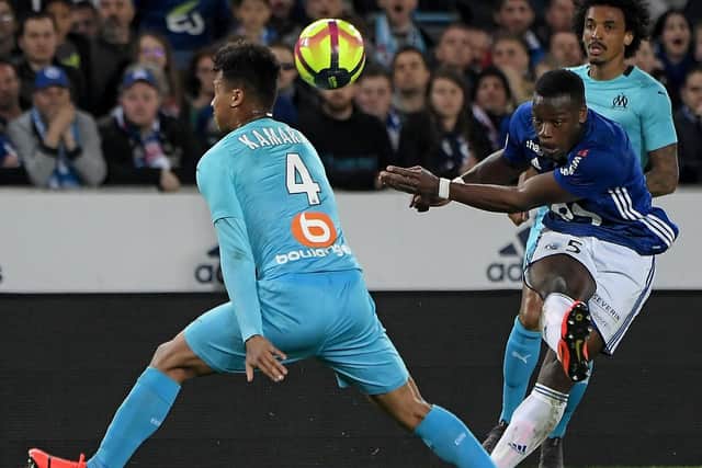 Strasbourg's French defender Lamine Kone (Photo by FREDERICK FLORIN/AFP/Getty Images)