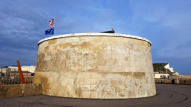 The Martello Tower on the seafront