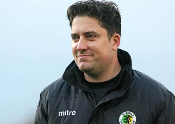 Horsham boss Dominic Di Paola. Picture by Derek Martin Photography