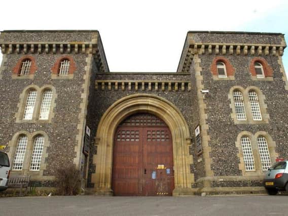 The assault happened inside Lewes Prison