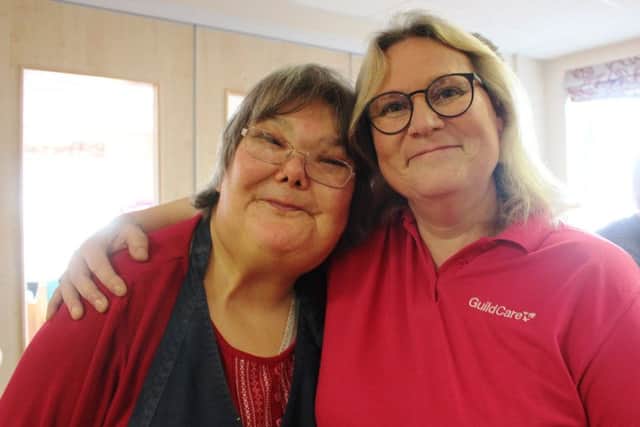 Mandy Ford, GOLD session leader, is a finalist for a national award, recognising her work with older people with learning disabilities. Picture: Guild Care