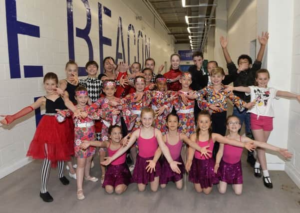 Children dancing in Beacon centre raising funds for Demelza (Photo by Jon Rigby) SUS-190513-114838008