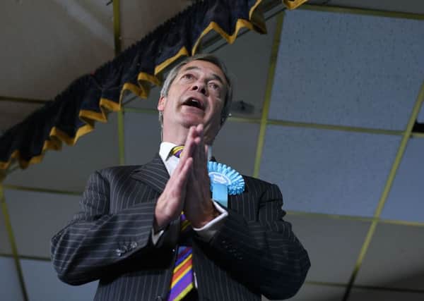 Nigel Farage's Brexit Party is set to dominate European union elections (OLI SCARFF/AFP/Getty Images)