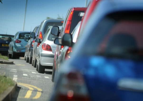 Traffic is mounting on the A27 around Falmer