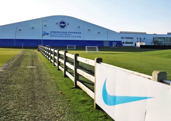 Brighton and Hove Albion Football Club's training ground in Lancing