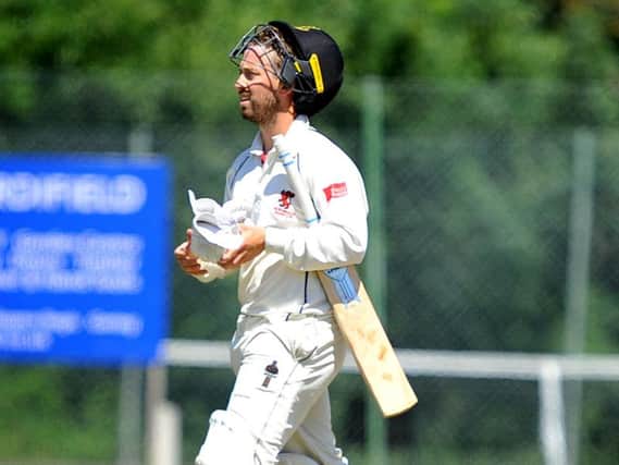 Will Beer topscored for Horsham in their six-wicket away defeat to Preston Nomads on Saturday. Picture by Steve Robards