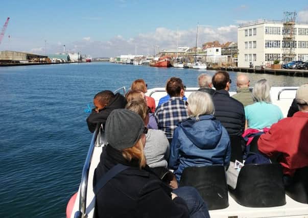 Visitors enjoyed spending time out on the water to see another side of Shoreham Port