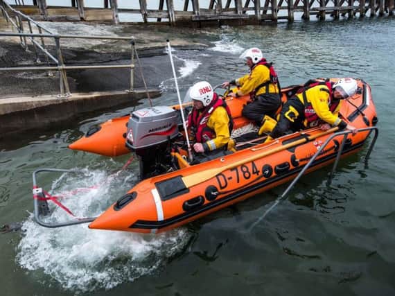 The Shoreham RNLI's lifeboat was called out yesterday