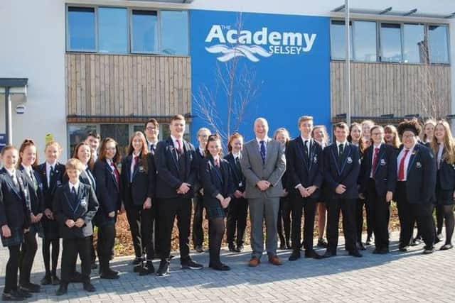 Students and staff at The Academy Selsey